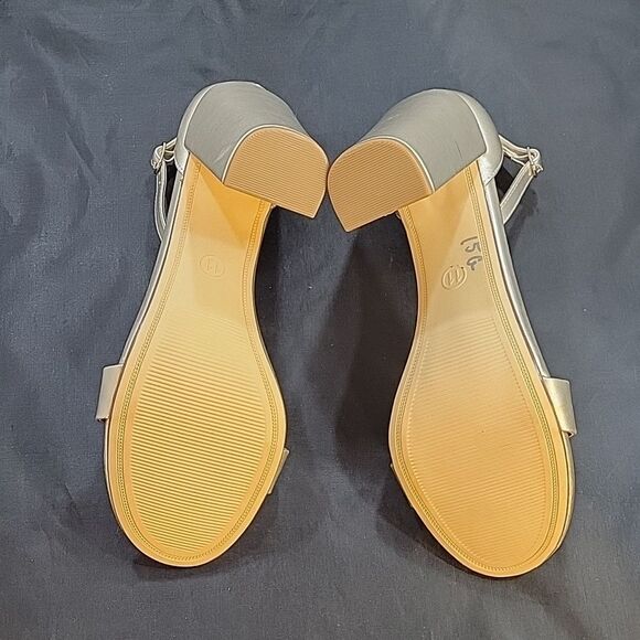 BRAND NEW A.NEW DAY BLOCK ANKLE STRAP OPEN TOE SANDAL - Picture 10 of 16